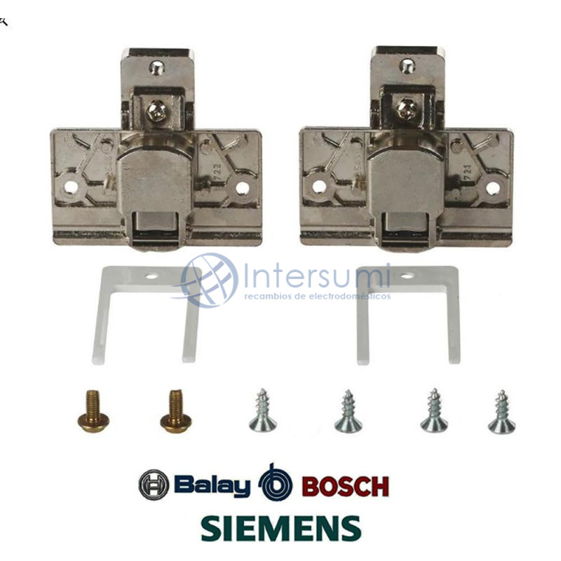 KIT BISAGRAS PARA LAVADORA PANELABLE BALAY, BOSCH, SIEMENS 00031845