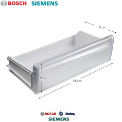 Tiroir supérieur congélateur réfrigérateur Bosch, Balay, Siemens 35BS1379