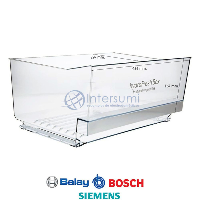 Bac à légumes Hydrofresh pour réfrigérateur Bosch, Siemens 00688819