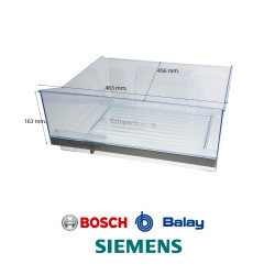 BAC À LÉGUMES POUR RÉFRIGÉRATEUR BALAY, BOSCH, SIEMENS 35BY1418