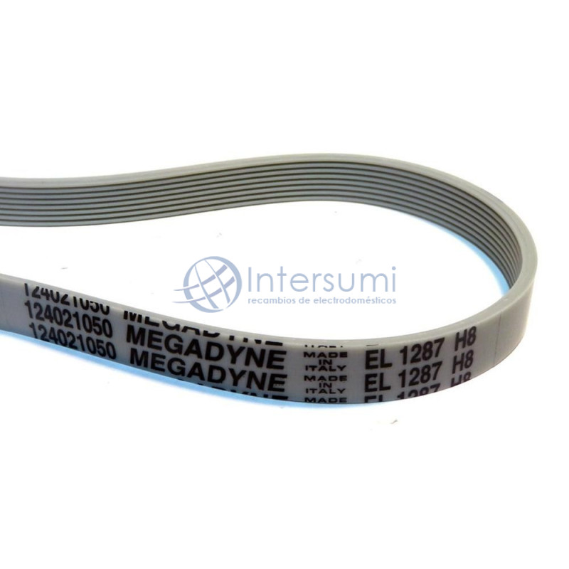Courroie lave-linge Zanussi, universelle, AEG, 1287H8-EL 1326721006