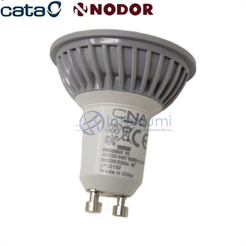 LAMPE LED ORIGINALE HOTTE ASPIRANTE CATA GU10 3,5W R69005805
