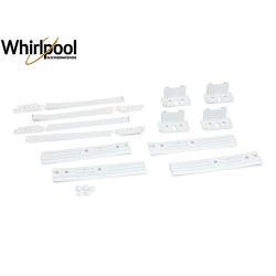 JEU DE GUIDES POUR PORTE RÉFRIGÉRATEUR WHIRLPOOL 481231019131