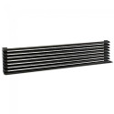 REJILLA DE VENTILACIÓN NEGRA 8 VARILLAS 90 CM REJI8NEGRA90