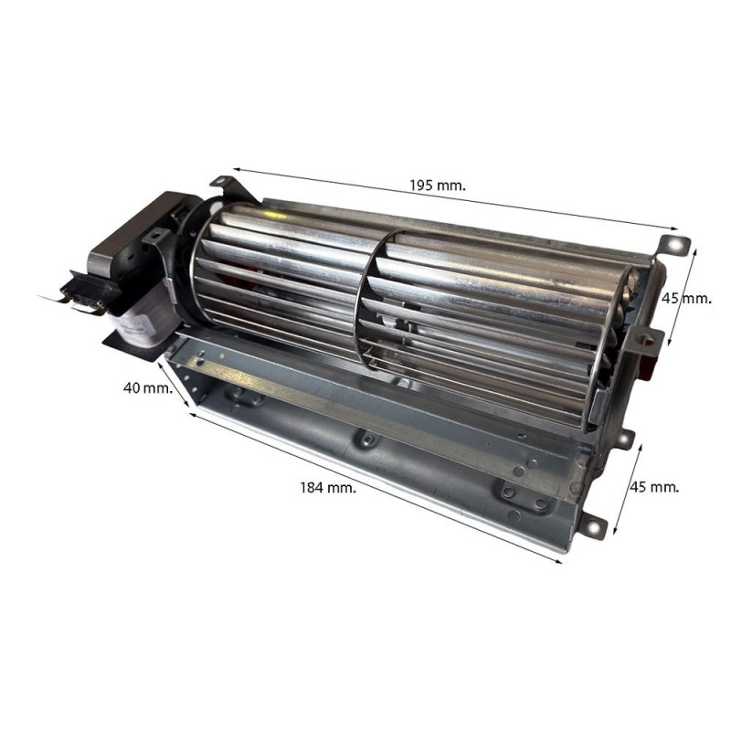 VENTILADOR TANGENCIAL PARA FRIGORÍFICO 25W 28FR010