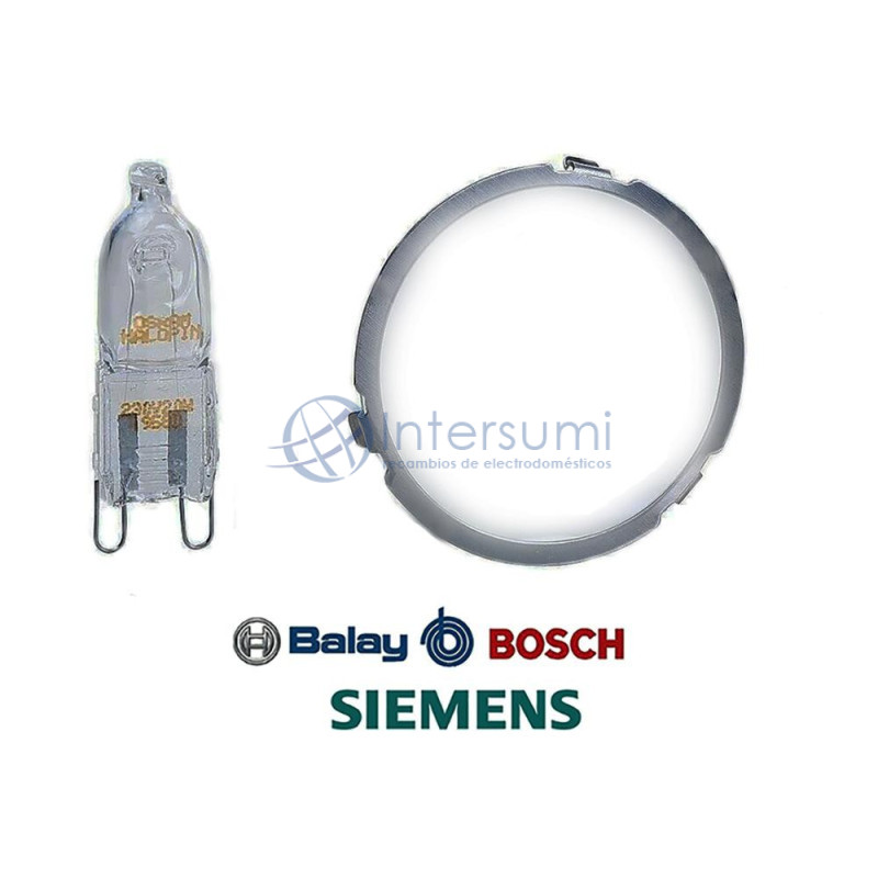Kit réparation halogène anneau hotte aspirante Bosch 00629023