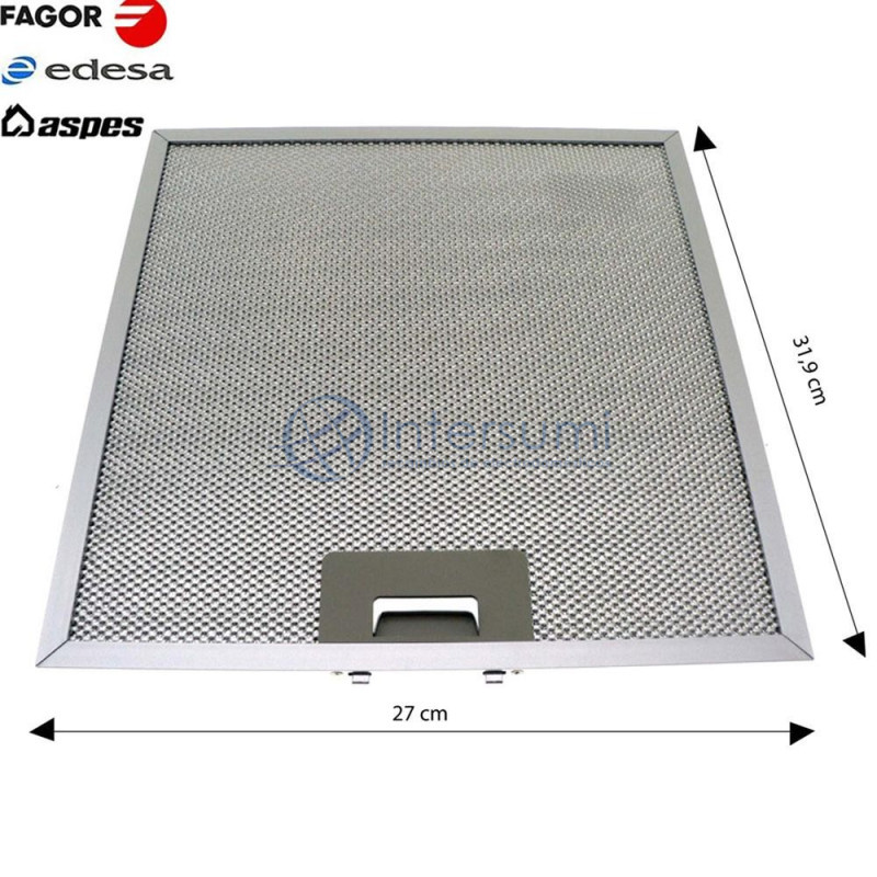 FILTRE MÉTALLIQUE POUR HOTTE ASPIRANTE ASPES YY70X1251