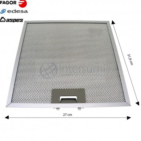 FILTRO METÁLICO PARA CAMPANA EXTRACTORA ASPES YY70X1251