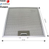 FILTRE MÉTALLIQUE POUR HOTTE ASPIRANTE ASPES YY70X1251