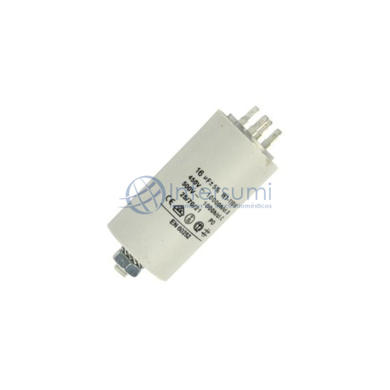 Condensateur permanent 16 MF / 450V 481281728367