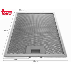 FILTRE HOTTE ASPIRANTE TEKA C-610, 320 X 280 MM. 40472618
