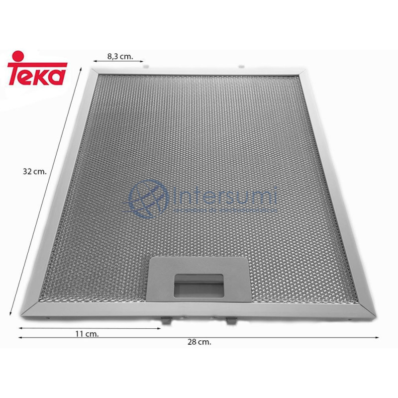 FILTRE HOTTE ASPIRANTE TEKA C-610, 320 X 280 MM. 40472618
