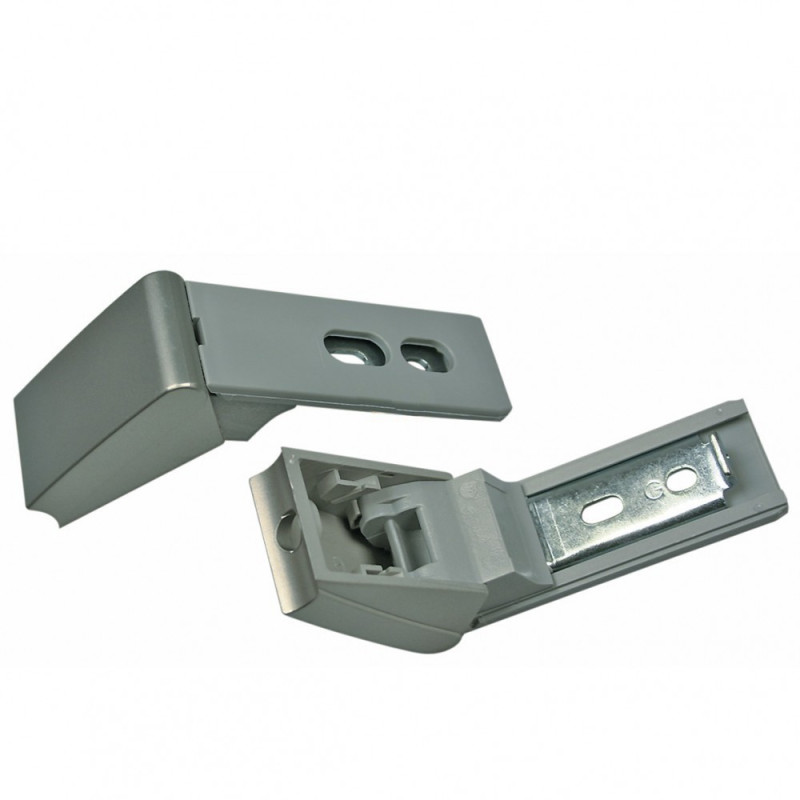 KIT DE BISAGRAS PARA TIRADOR PUERTA FRIGORIFICO LIEBHERR INOX 959017800 959012400