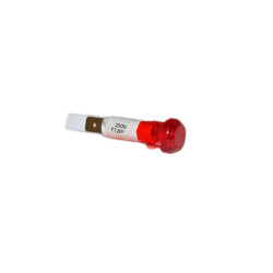 Voyant lumineux rouge 220V diamètre 10 mm 49HF113