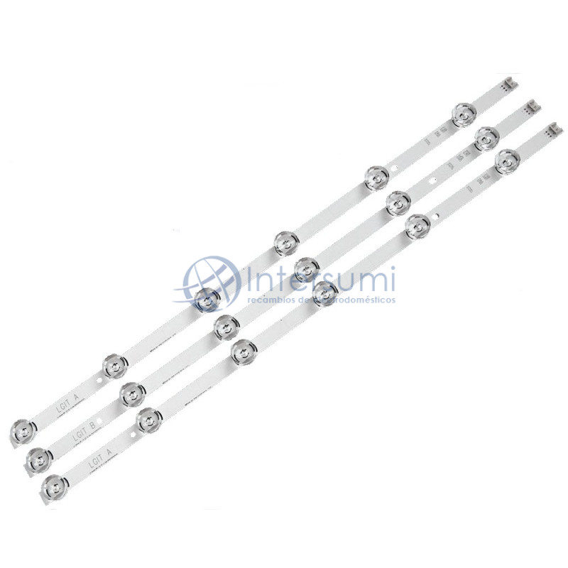 KIT 3 BANDES LED TV LG, AGF78400001