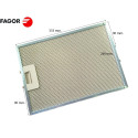 FILTRO METÁLICO PARA CAMPANA EXTRACTORA FAGOR. MEDIDAS: 33,4 X 23.9 cm. AS6018607