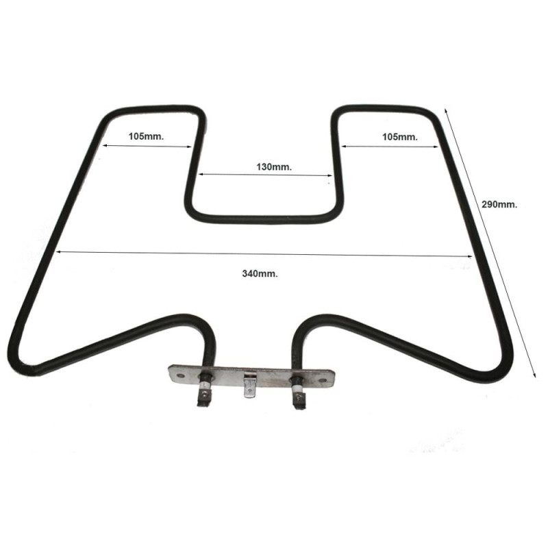 RESISTENCIA INFERIOR PARA HORNO CATA, CANDY 1300W 25100140