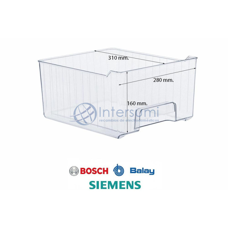 Bac à légumes réfrigérateur Bosch, Balay, Siemens 00437677