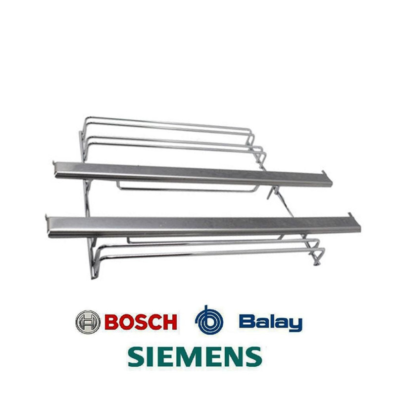 SOPORTE IZQUIERDO TELESCÓPICO PARA HORNO BALAY, BOSCH, SIEMENS 00680181