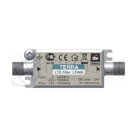 Filtro LTE 30DB 5-320 470-790/791-1000MHZ TE-LF006