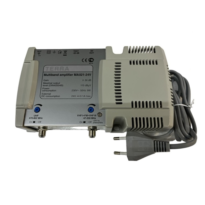 AMPLIFICADOR MULTIBANDA MA021-24V. TE-MA021