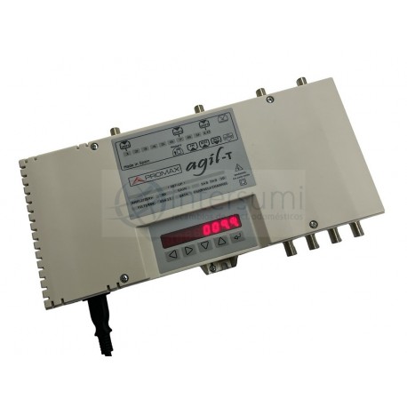 CABECERA PROGRAMABLE 10 FILTROS UHF+BI+BIII+FM AGIL-T