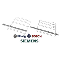 Jeu de rails télescopiques four Balay, Bosch, Siemens 17001706