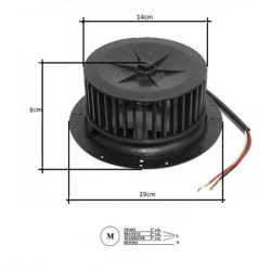 MOTEUR POUR HOTTE ASPIRANTE UNIVERSELLE, ROTATION À GAUCHE 220V 135W 65002733017