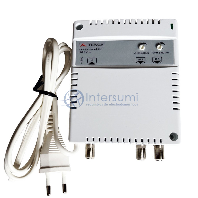 Amplificateur intérieur Promax VHF-UHF, 2 sorties PRC-208