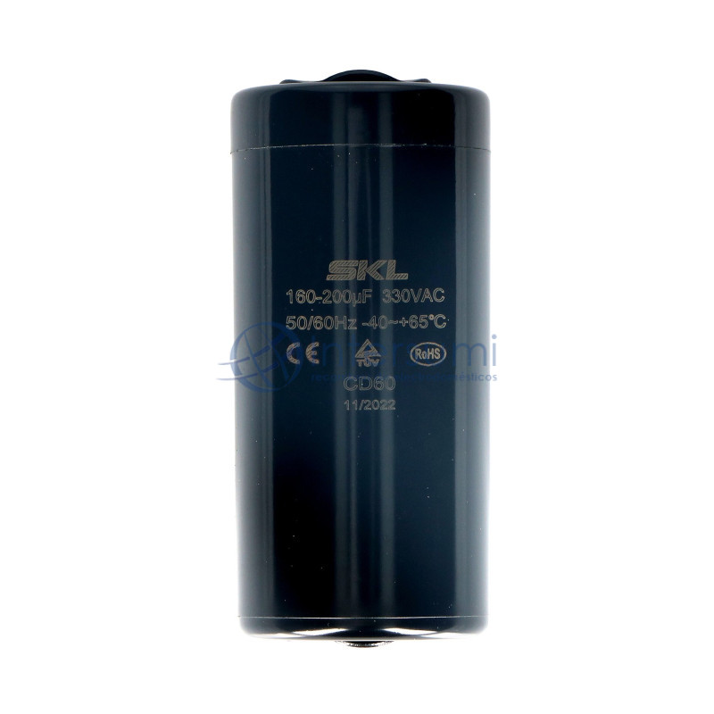 CONDENSATEUR DÉMARRAGE 160-200 MF 250V. 12AG033