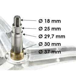 CRUCETA LAVADORA LG, WD80260T 4434ER1005B