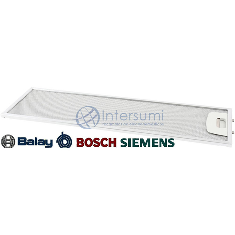 Filtre hotte aspirante Balay 154 mm x 535 mm 00435796
