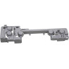 Support de lave-linge Candy pour module électronique avec boutons 43002554