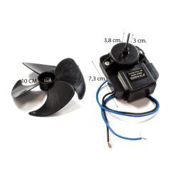 Moteur ventilateur réfrigérateur No Frost avec pales 481936170011