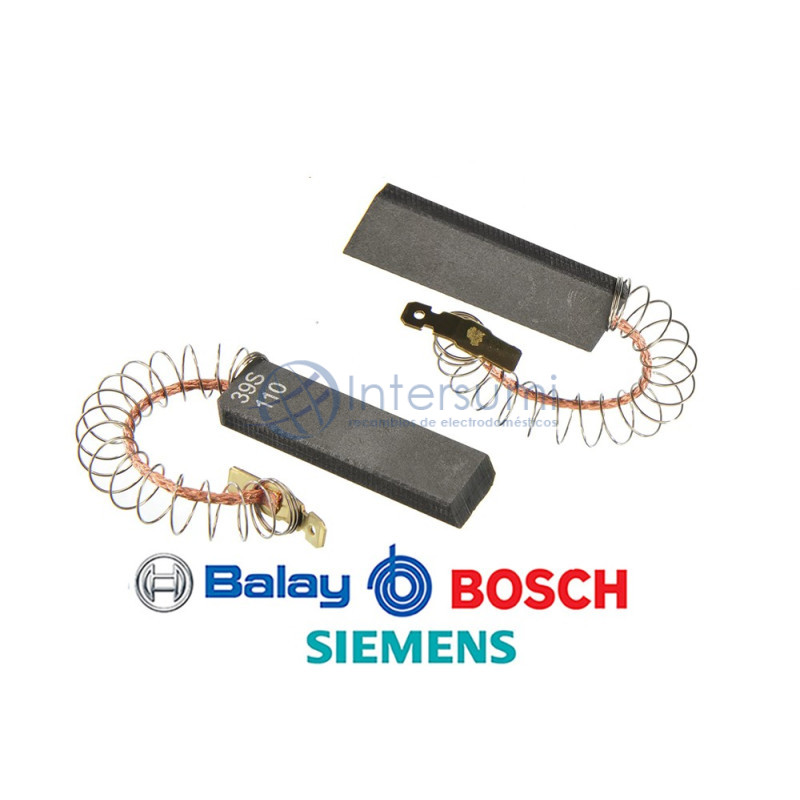 Kit charbons lave-linge Balay, Bosch 5x12,5x42 mm 00605694
