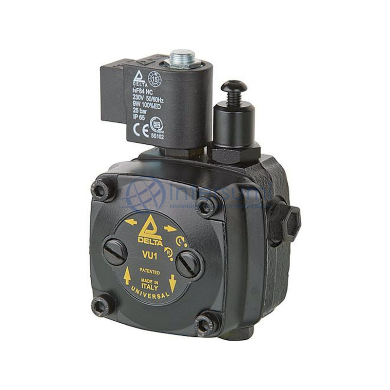 POMPE DELTA POUR BRÛLEUR FIOUL UNIVERSEL VU1 AVEC DOUBLE SENS VU1LR2FA