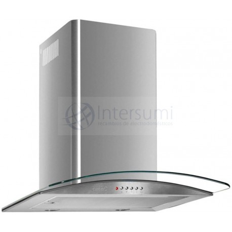 CAMPANA EXTRACTORA CATA C-600 GLASS INOX H 02005201