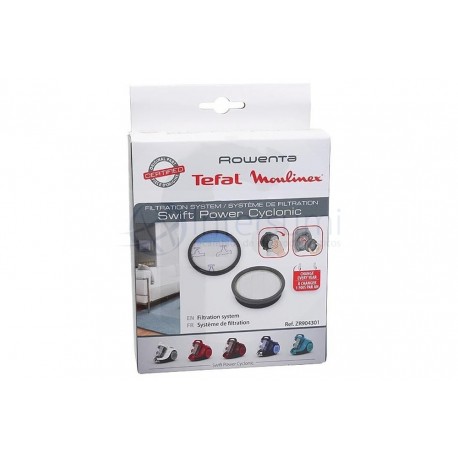 KIT FILTROS (2) + JUNTA (1) ASPIRADOR ROWENTA ZR904301