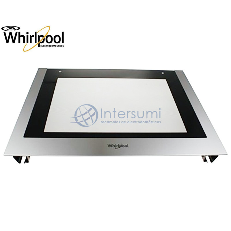 Vitre extérieure porte four Whirlpool, Indesit 481011097990