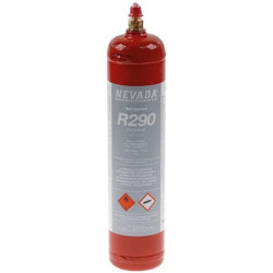 Gaz réfrigérant R290, bouteille 370gr 25FR290