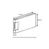 PORTE DE CONGÉLATEUR POUR RÉFRIGÉRATEUR WHIRLPOOL C00063308