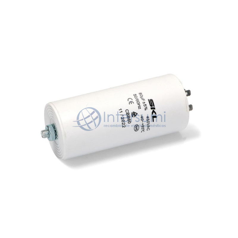 CONDENSATEUR PERMANENT 80MF-450V 12AG030