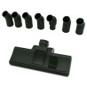 KIT BROSSE UNIVERSELLE AVEC ROUES ET 7 ADAPTATEURS 03AG322