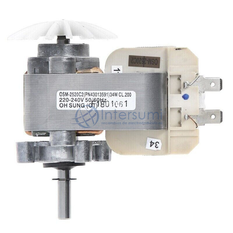 MOTEUR VENTILATEUR LAVE-LINGE SÉCHANT CANDY 43013591