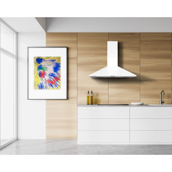 HOTTE DÉCORATIVE MURALE CATA, OMEGA 900 WH 02004010