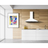 HOTTE DÉCORATIVE MURALE CATA, OMEGA 900 WH 02004010