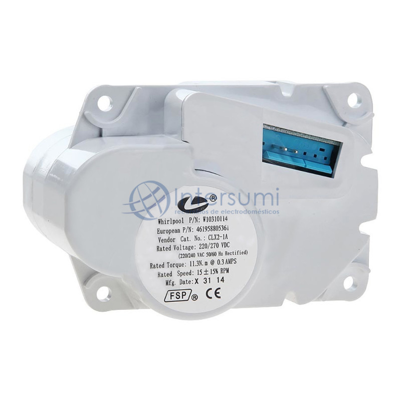 Moteur machine à glace pour réfrigérateur Whirlpool 480132103237