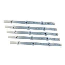 KIT 5 TIRAS LED LCD PANASONIC, TELEFUNKEN, VESTEL 23294089