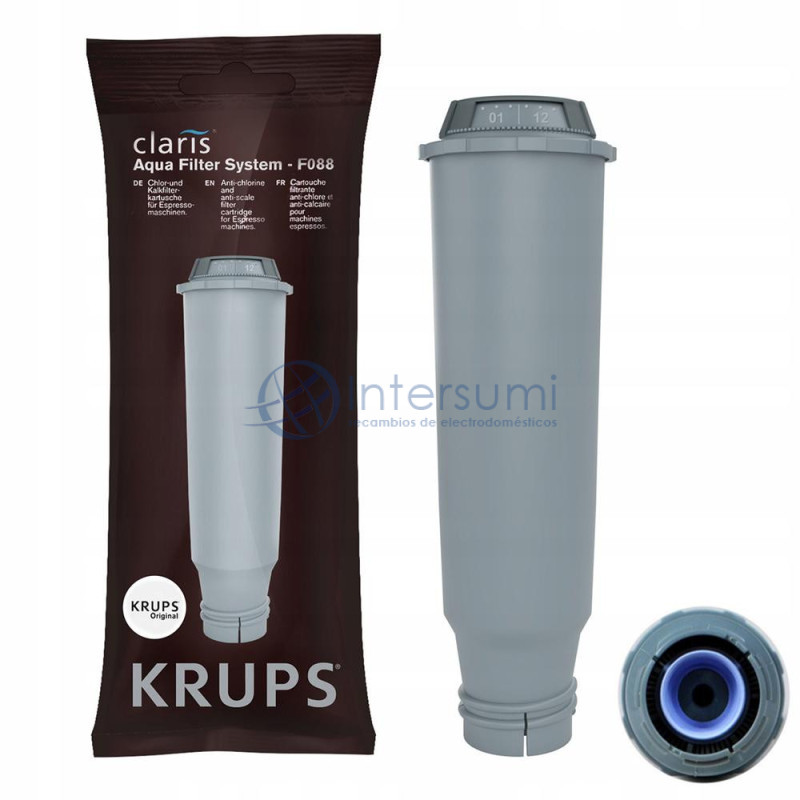 FILTRE À EAU CLARIS POUR MACHINE EXPRESSO KRUPS F08801