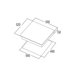 PLAQUE INDUCTION CATA IB-6303 E2 08063120